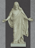 Kristus figur - Thorvaldsen kopi - 32 cm