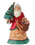 Julemand med gavesæk og træ