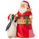 Julemand og pingvin af Jim Shore