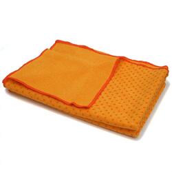 Yoga Grip Towel i Safranfarvet (skridsikker håndklæde)