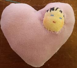 Krammehjerte til baby