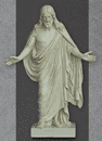 Kristus figur - Thorvaldsen kopi - 32 cm