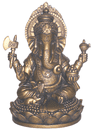Ganesh i bronzelook