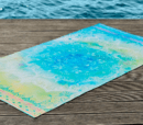 Strandhåndklæde Fascination, blå